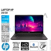 Laptop HP 250 G9 15.6" HD Intel Core i3-1215U RAM 8GB-DDR4 256GB-SSD